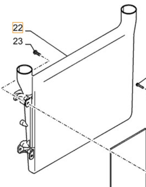 Case LN004240 - Radiator for Construction machinery: picture 1 Case LN004240 - Radiator for Construction machinery: picture 1