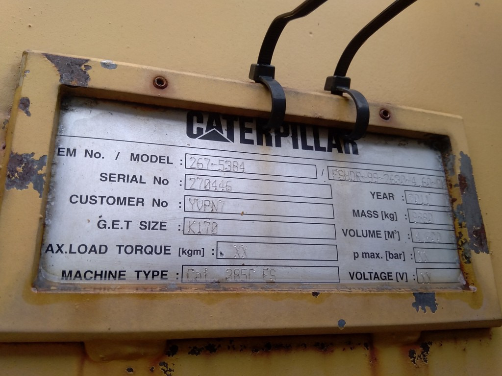 Caterpillar 2675384 - 2675385 - Excavator bucket: picture 1 Caterpillar 2675384 - 2675385 - Excavator bucket: picture 1