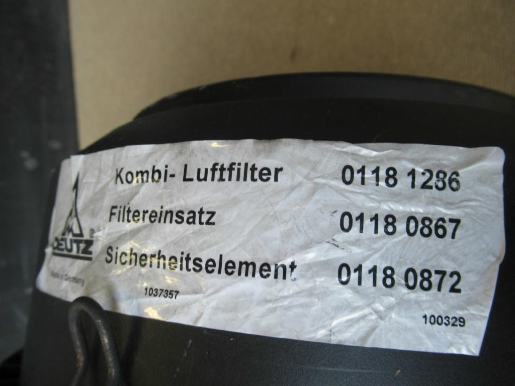 Deutz Unknown - - Air filter for Construction machinery: picture 4 Deutz Unknown - - Air filter for Construction machinery: picture 4