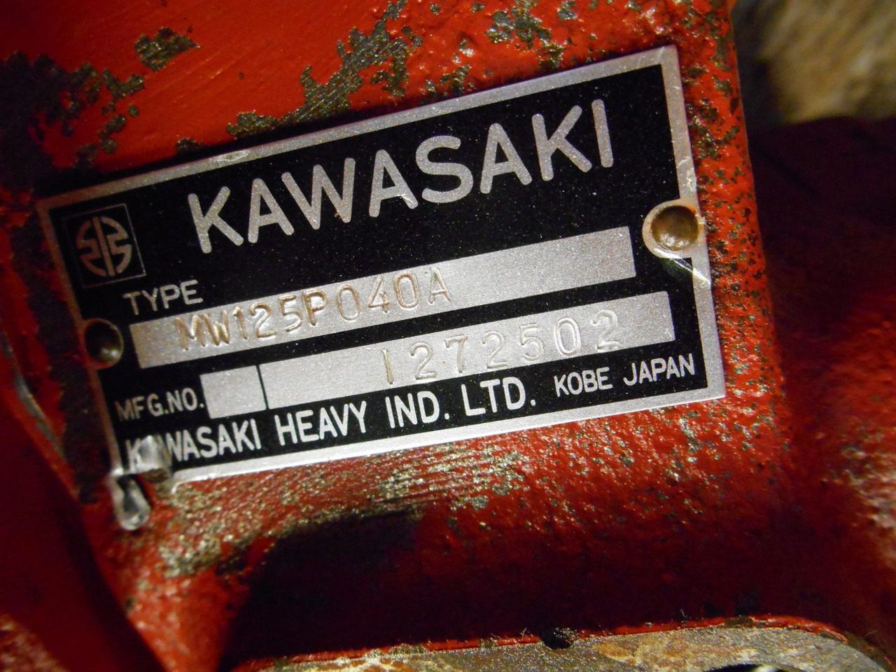 Kawasaki MW125P040A - - Hydraulic valve for Construction machinery: picture 4 Kawasaki MW125P040A - - Hydraulic valve for Construction machinery: picture 4