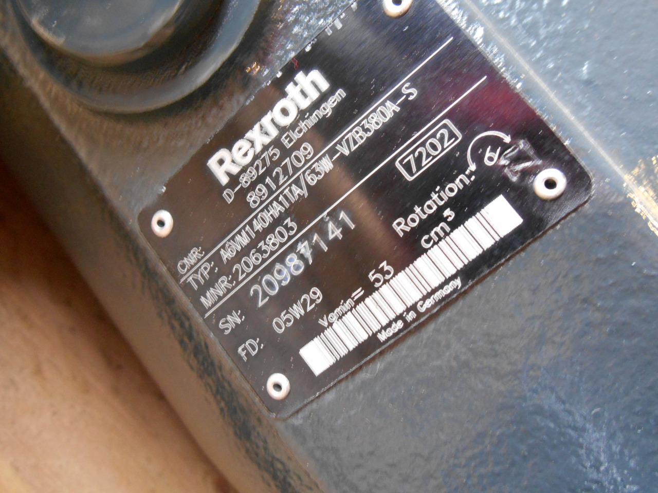 New Holland 8912709 - 8911116 - Hydraulic motor for Construction machinery: picture 1 New Holland 8912709 - 8911116 - Hydraulic motor for Construction machinery: picture 1