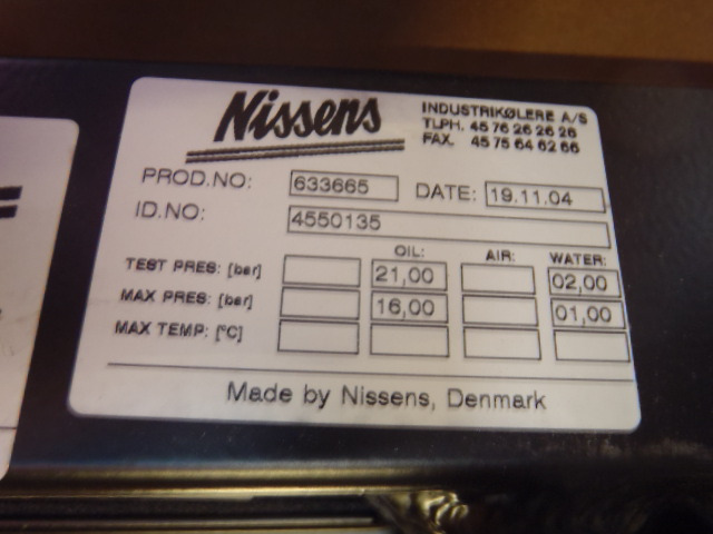 Nissens L10.5 - - Radiator for Construction machinery: picture 2 Nissens L10.5 - - Radiator for Construction machinery: picture 2