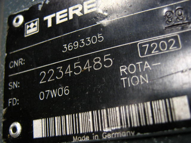 Terex O&K 3693305 - - Hydraulic motor for Construction machinery: picture 1 Terex O&K 3693305 - - Hydraulic motor for Construction machinery: picture 1