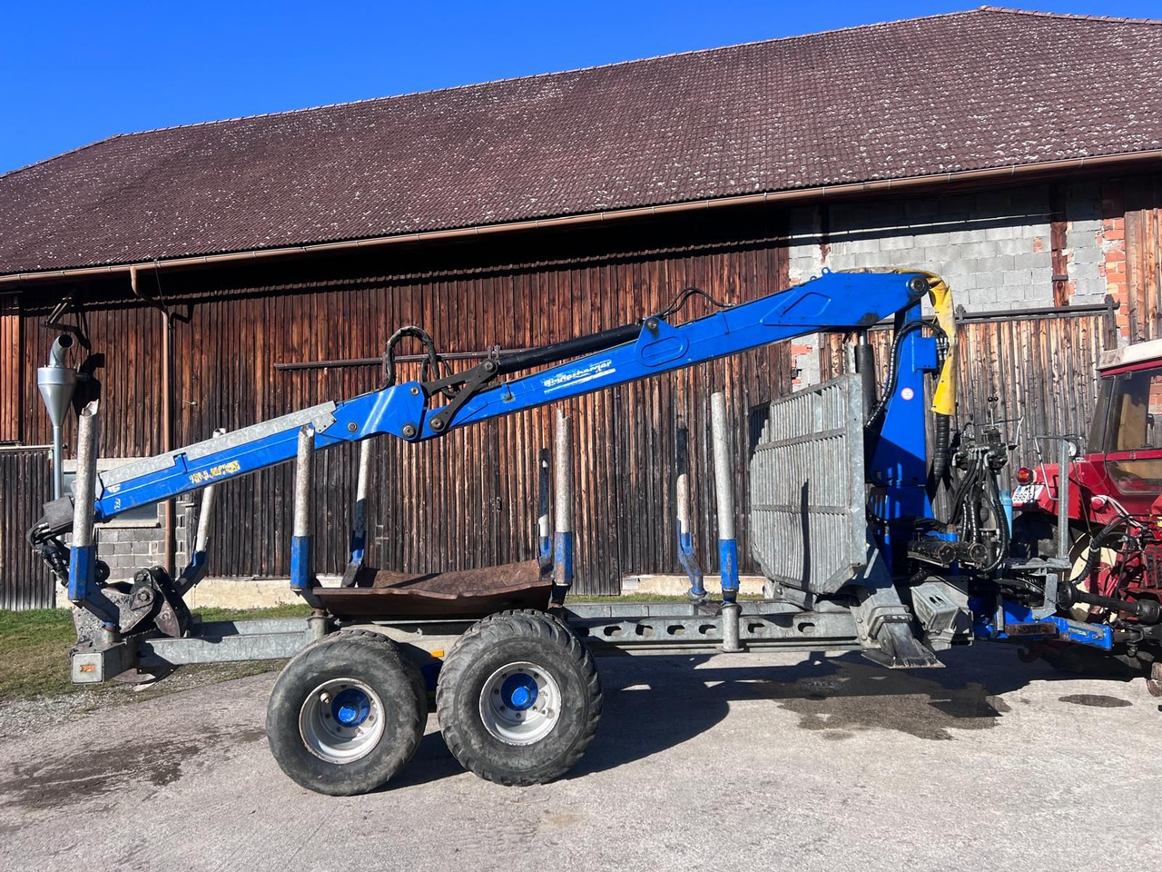 Binderberger RW14 mit Penz BP 8000L Kran - Forestry trailer: picture 2 Binderberger RW14 mit Penz BP 8000L Kran - Forestry trailer: picture 2