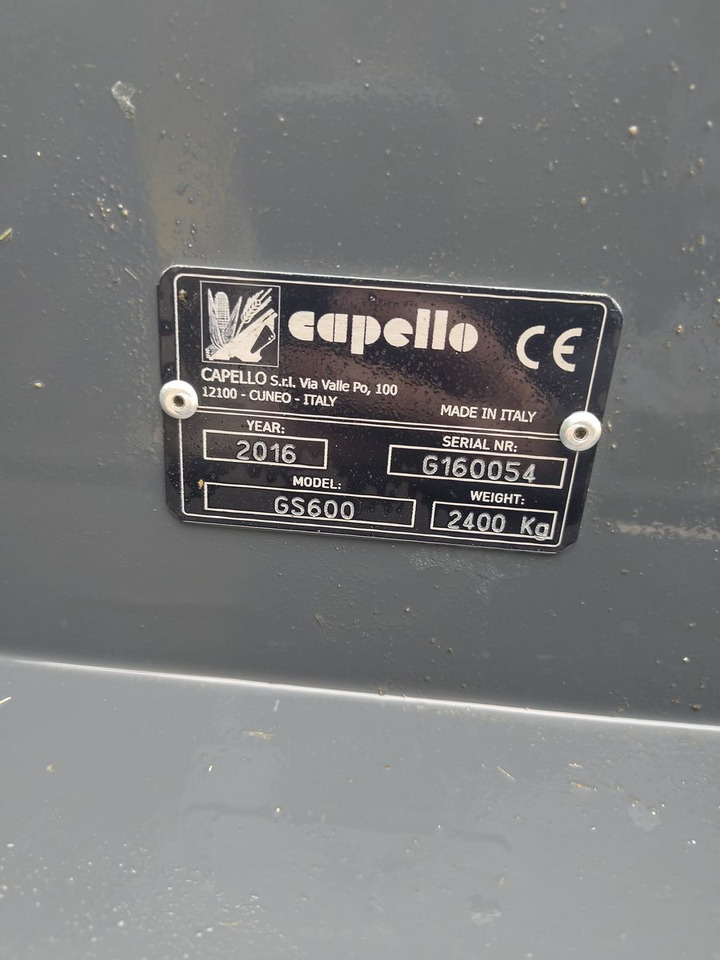 Capello GS600 - Grain header: picture 4 Capello GS600 - Grain header: picture 4