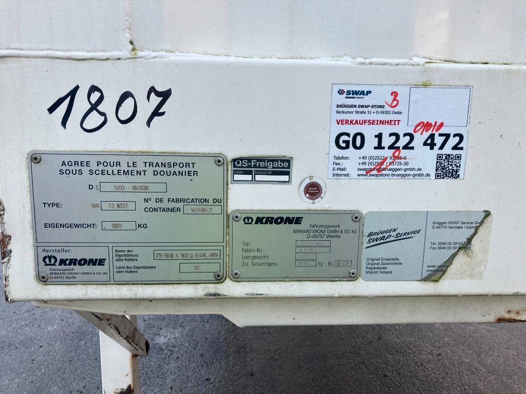 Swap body - box Krone Wechselbrücke Koffer: picture 7