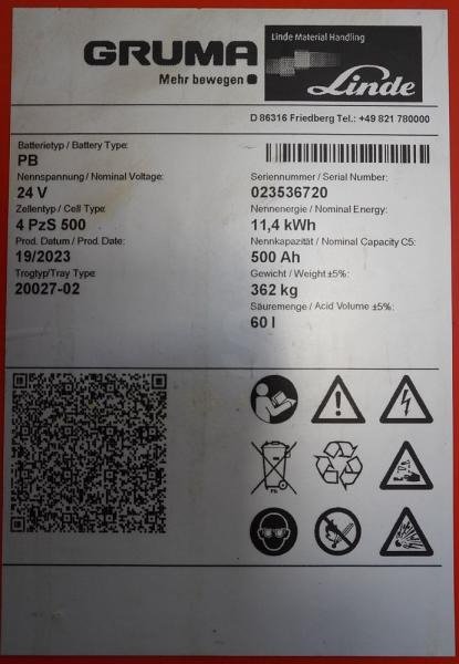 AIM 24 Volt 4 PzS 500 Ah - Battery: picture 5 AIM 24 Volt 4 PzS 500 Ah - Battery: picture 5