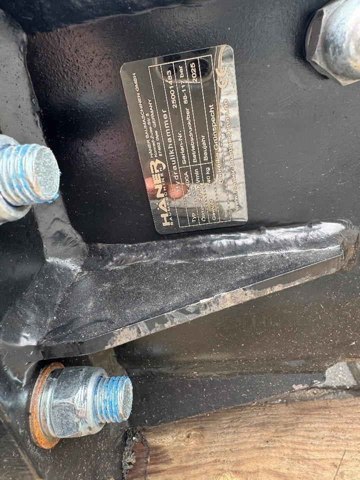 Haner Nieuw - Hydraulic hammer for Construction machinery: picture 3 Haner Nieuw - Hydraulic hammer for Construction machinery: picture 3