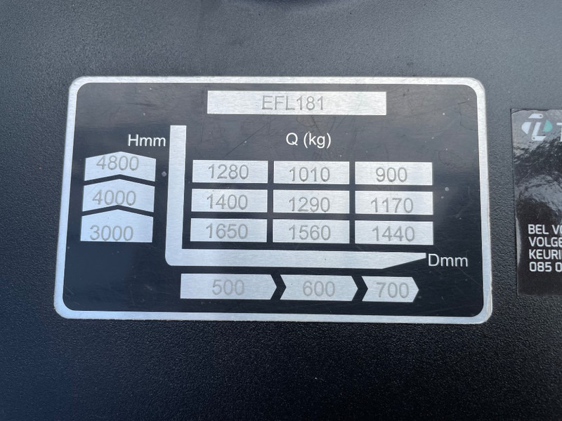 Electric forklift EP EFL 181: picture 13