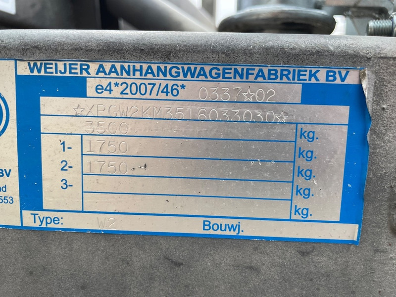 Weijer W2 GERESERVEERD - Dropside/ Flatbed trailer: picture 3 Weijer W2 GERESERVEERD - Dropside/ Flatbed trailer: picture 3