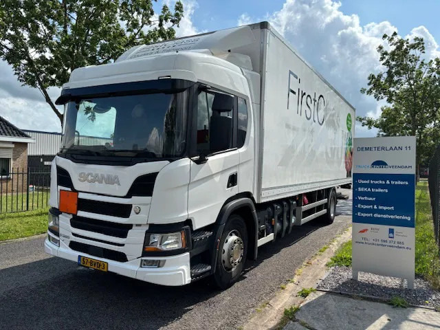 Scania P280 Closed box taillift 2000 kg Fuel CNG ADR - Box truck: picture 1 Scania P280 Closed box taillift 2000 kg Fuel CNG ADR - Box truck: picture 1