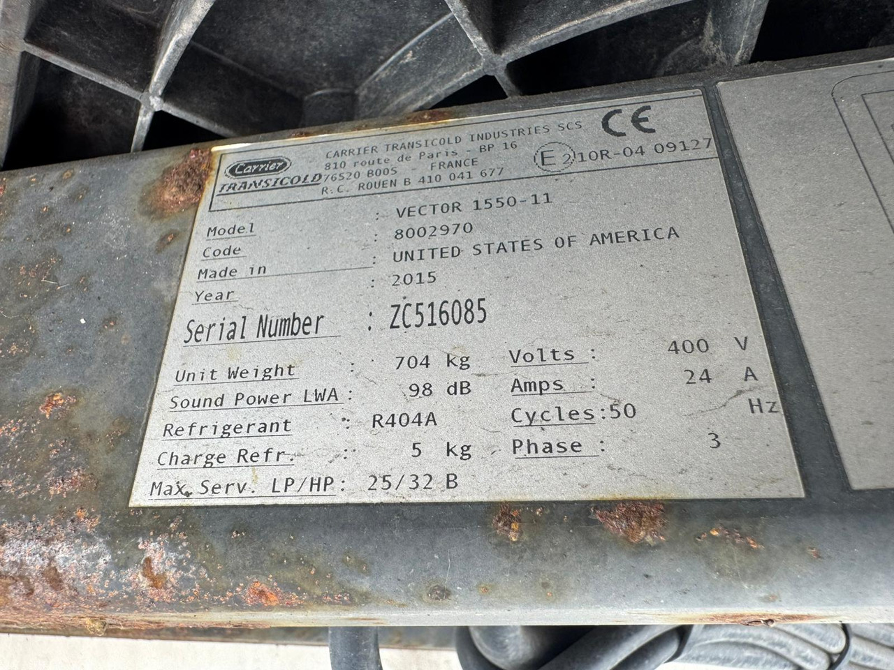 Montracon 2015 Vector 1550 – PCL3035 - Refrigerator semi-trailer: picture 5 Montracon 2015 Vector 1550 – PCL3035 - Refrigerator semi-trailer: picture 5