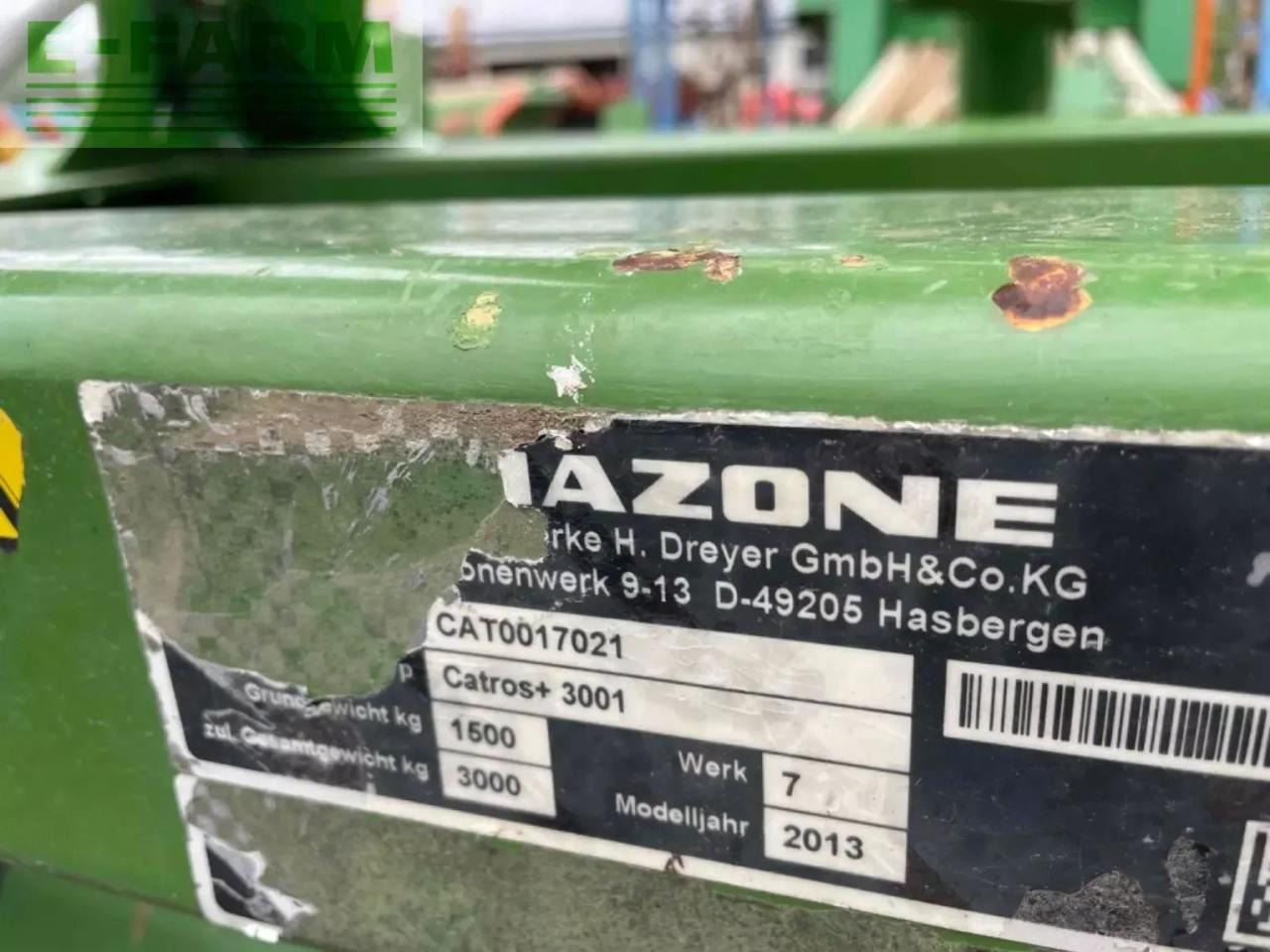 Amazone déchaumeur catros 3001 amazone - Cultivator: picture 4 Amazone déchaumeur catros 3001 amazone - Cultivator: picture 4