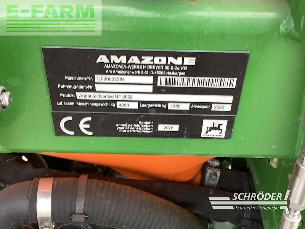 Amazone uf 2002 - top ausstattung ! - Trailed sprayer: picture 2 Amazone uf 2002 - top ausstattung ! - Trailed sprayer: picture 2