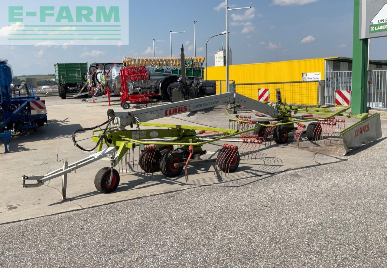 CLAAS Liner 650 TWIN - Tedder/ Rake: picture 1 CLAAS Liner 650 TWIN - Tedder/ Rake: picture 1