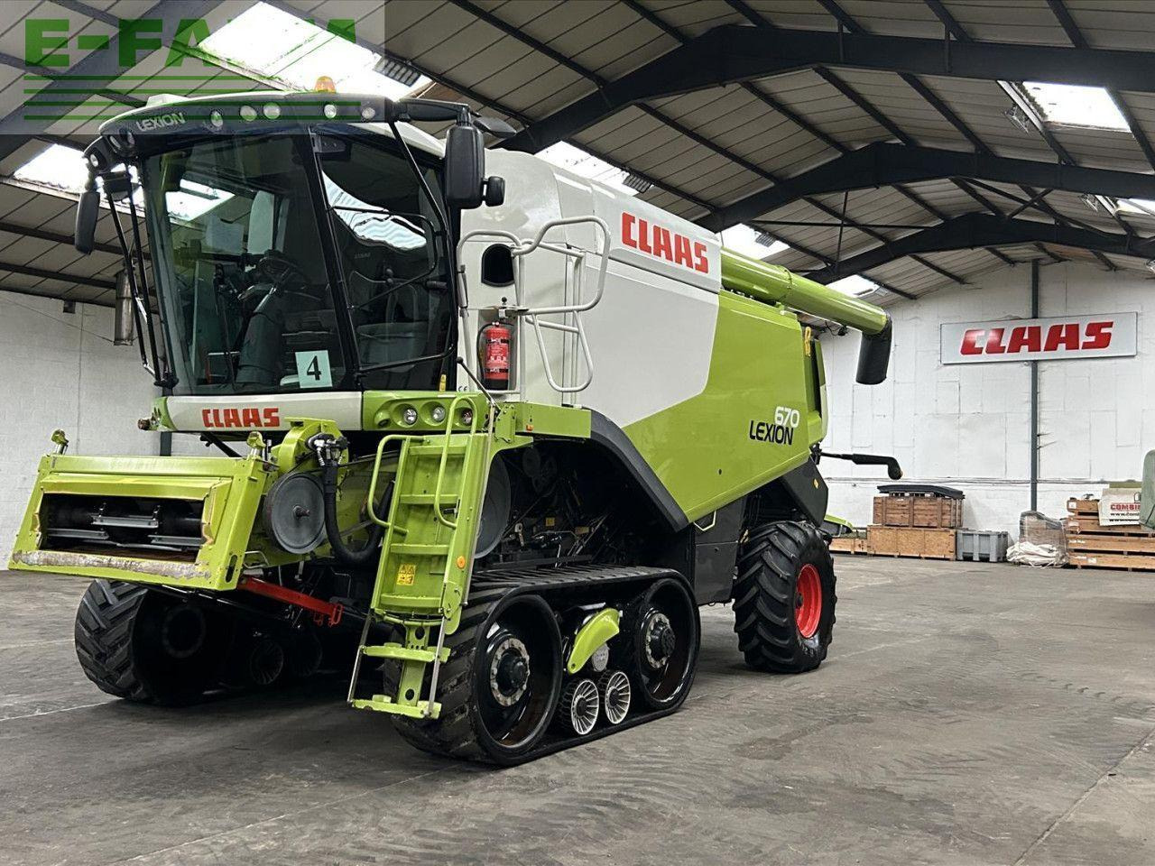 CLAAS USED 2016 LEXION 670TT C/W V770 VARIO CUTTERBAR (52804100) - Combine harvester: picture 2 CLAAS USED 2016 LEXION 670TT C/W V770 VARIO CUTTERBAR (52804100) - Combine harvester: picture 2