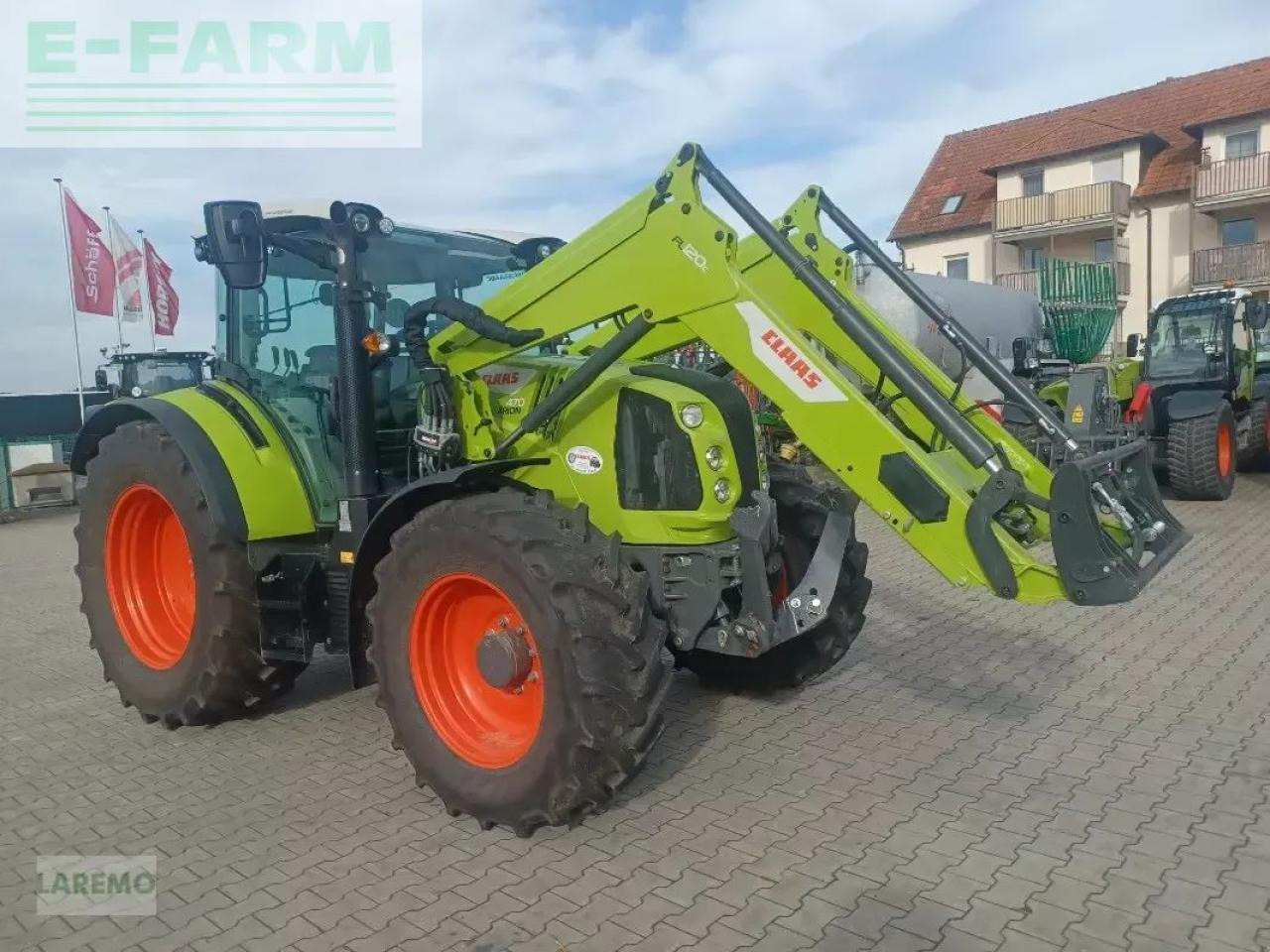 CLAAS arion 470 cis mit fl 120 c - Farm tractor: picture 2 CLAAS arion 470 cis mit fl 120 c - Farm tractor: picture 2