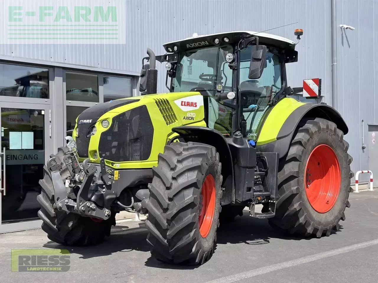 CLAAS axion 870 cebis cmatic CMATIC CEBIS - Farm tractor: picture 1 CLAAS axion 870 cebis cmatic CMATIC CEBIS - Farm tractor: picture 1