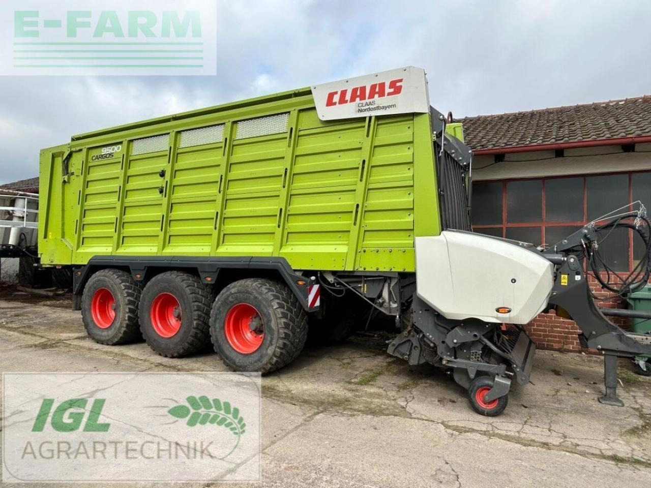 CLAAS carcos 9500 tridem - Farm tipping trailer/ Dumper: picture 2 CLAAS carcos 9500 tridem - Farm tipping trailer/ Dumper: picture 2
