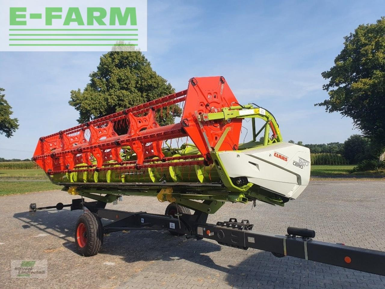 CLAAS cerio 620 - Grain header: picture 1 CLAAS cerio 620 - Grain header: picture 1