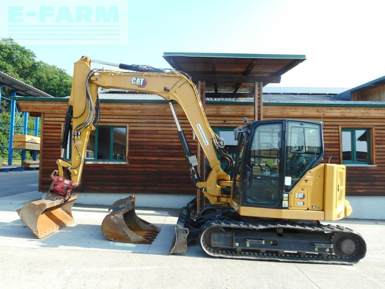 Caterpillar 308cr ( 9t ) powertilt + hydr. sw - Crawler excavator: picture 1 Caterpillar 308cr ( 9t ) powertilt + hydr. sw - Crawler excavator: picture 1