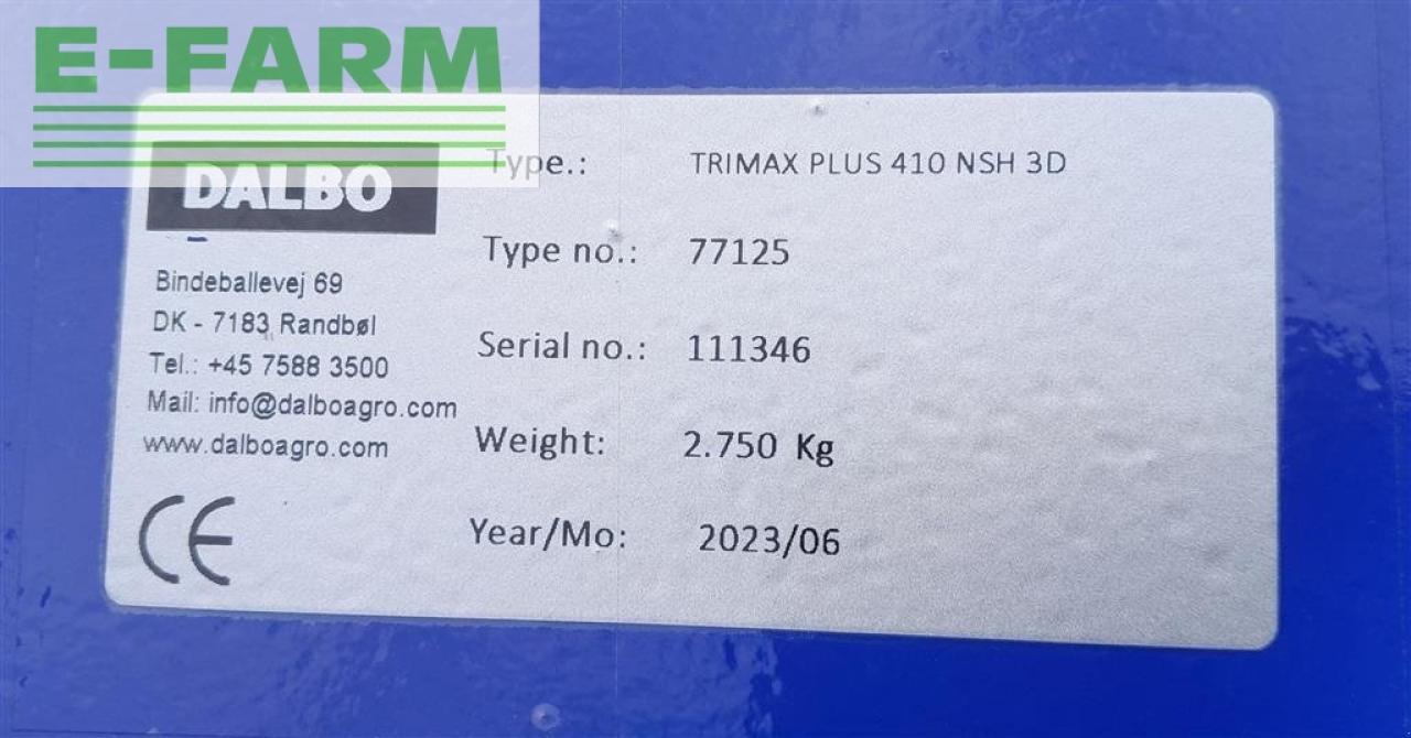 Dalbo trimax 410 - Cultivator: picture 5 Dalbo trimax 410 - Cultivator: picture 5