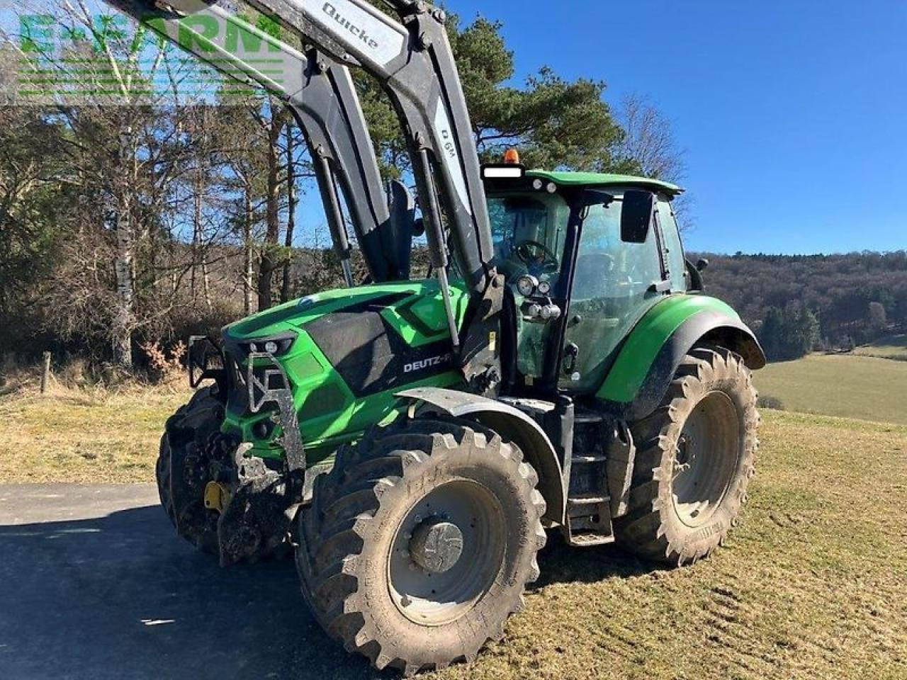 Deutz-Fahr 6215ttv mit alö fl q7m - Farm tractor: picture 1 Deutz-Fahr 6215ttv mit alö fl q7m - Farm tractor: picture 1