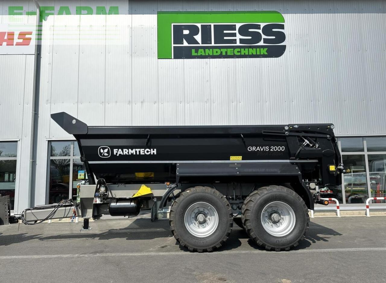 Farmtech gravis 2000 hardox black edition - Farm tipping trailer/ Dumper: picture 1 Farmtech gravis 2000 hardox black edition - Farm tipping trailer/ Dumper: picture 1