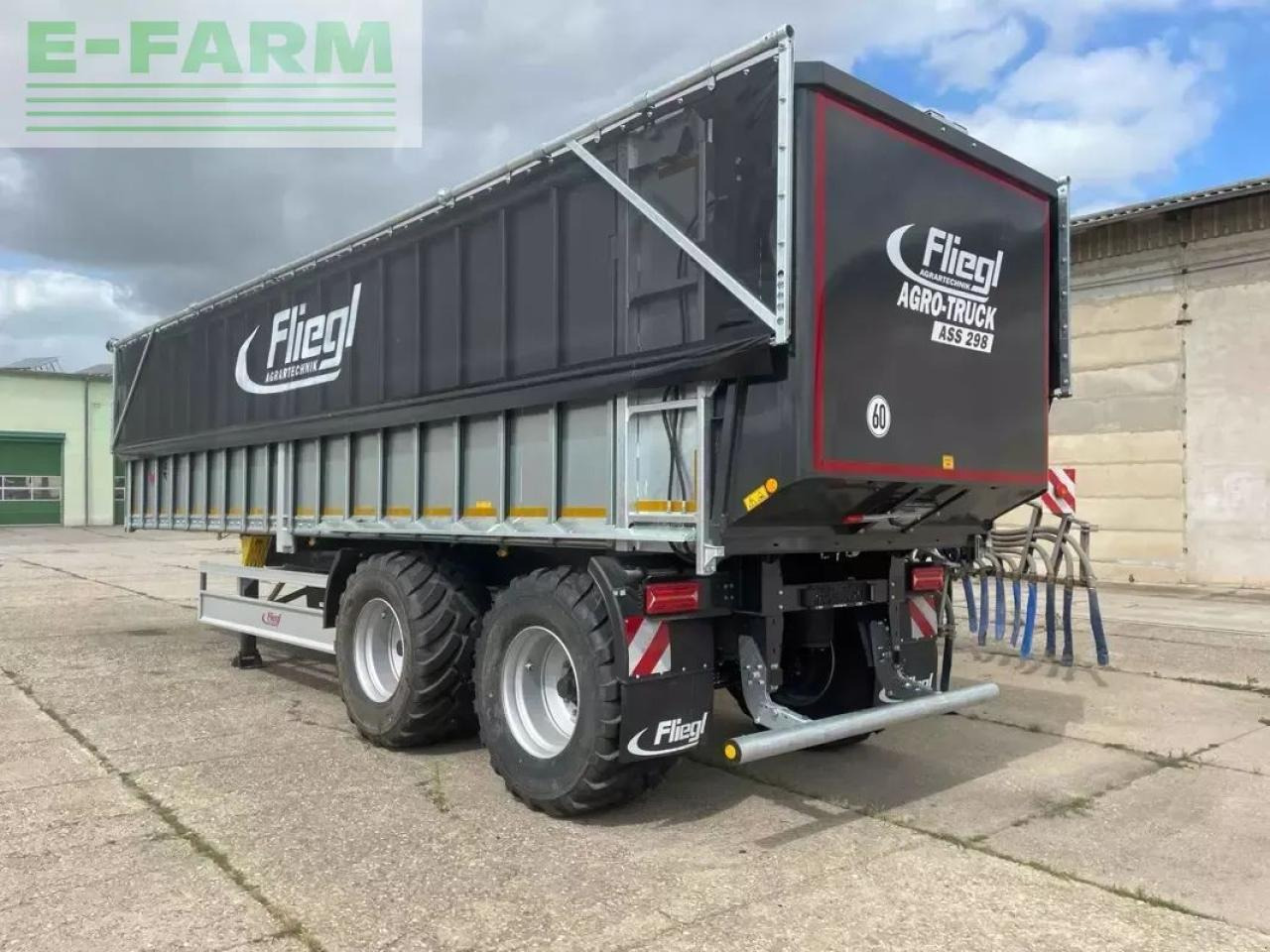 Fliegl abschiebe-sattelauflieger ass 298 agro-truck - Farm tipping trailer/ Dumper: picture 1 Fliegl abschiebe-sattelauflieger ass 298 agro-truck - Farm tipping trailer/ Dumper: picture 1