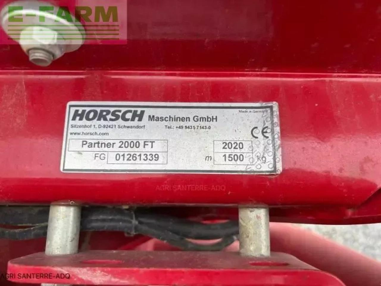 Horsch partner 2000 ft - Combine seed drill: picture 5 Horsch partner 2000 ft - Combine seed drill: picture 5