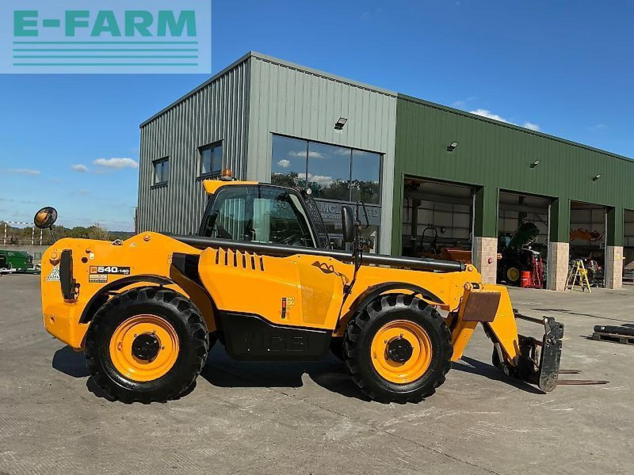 JCB 540-140 hi viz telehandler (st24609) - Telescopic handler: picture 2 JCB 540-140 hi viz telehandler (st24609) - Telescopic handler: picture 2