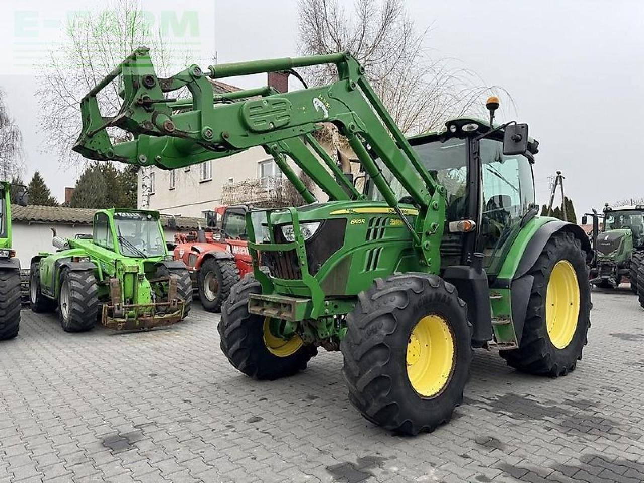 John Deere 6105r + jd h340 - Farm tractor: picture 1 John Deere 6105r + jd h340 - Farm tractor: picture 1