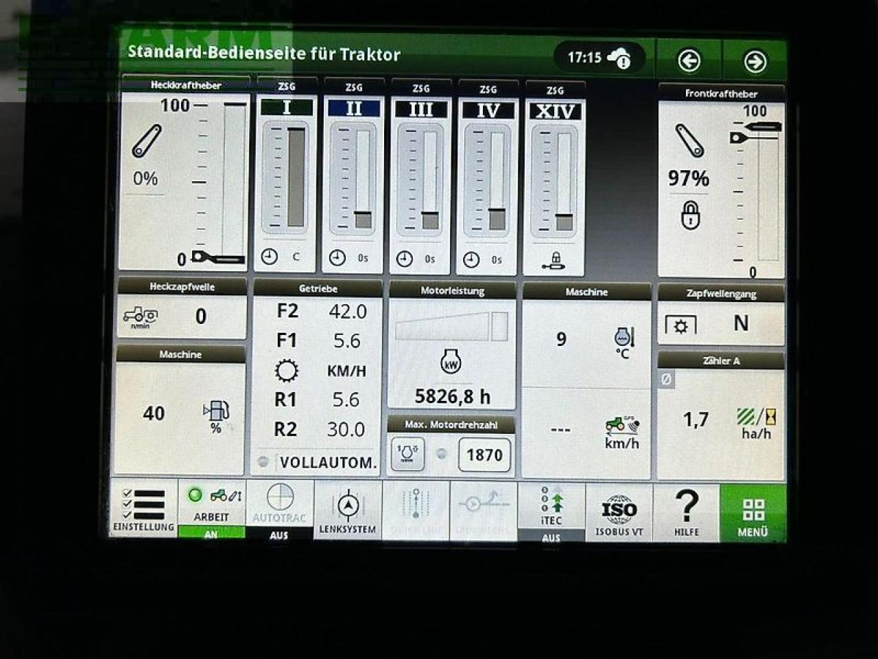 John Deere 6155r ap40 - Farm tractor: picture 5 John Deere 6155r ap40 - Farm tractor: picture 5