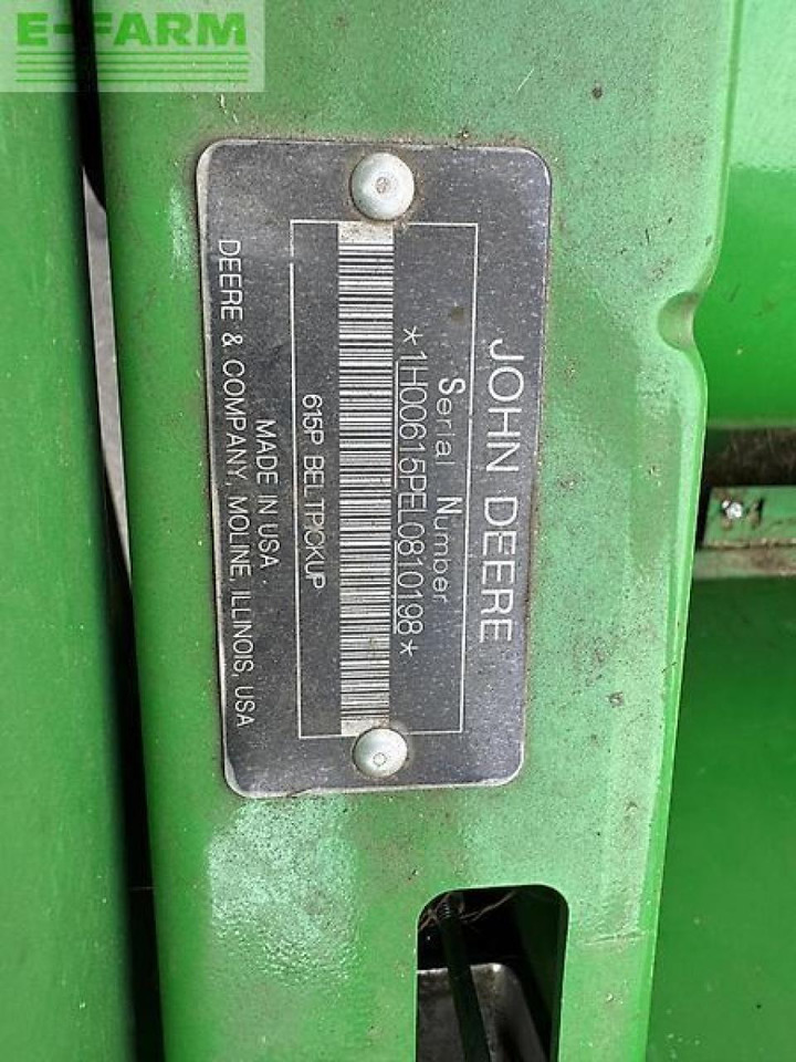 John Deere 615p bælte pickup - Forage harvester attachment: picture 5 John Deere 615p bælte pickup - Forage harvester attachment: picture 5