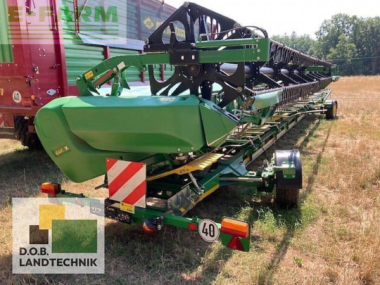 John Deere 640x mit schneidwerkswagen schneidwerk - Forage harvester attachment: picture 1 John Deere 640x mit schneidwerkswagen schneidwerk - Forage harvester attachment: picture 1