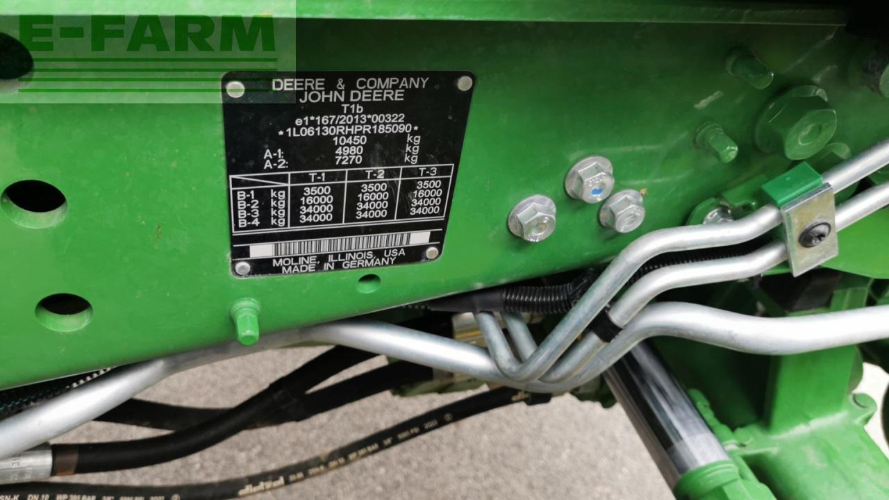 Farm tractor John Deere 6R 130: picture 12