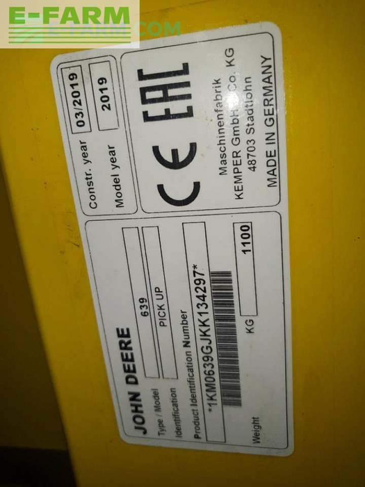 Forage harvester John Deere 8600I: picture 19