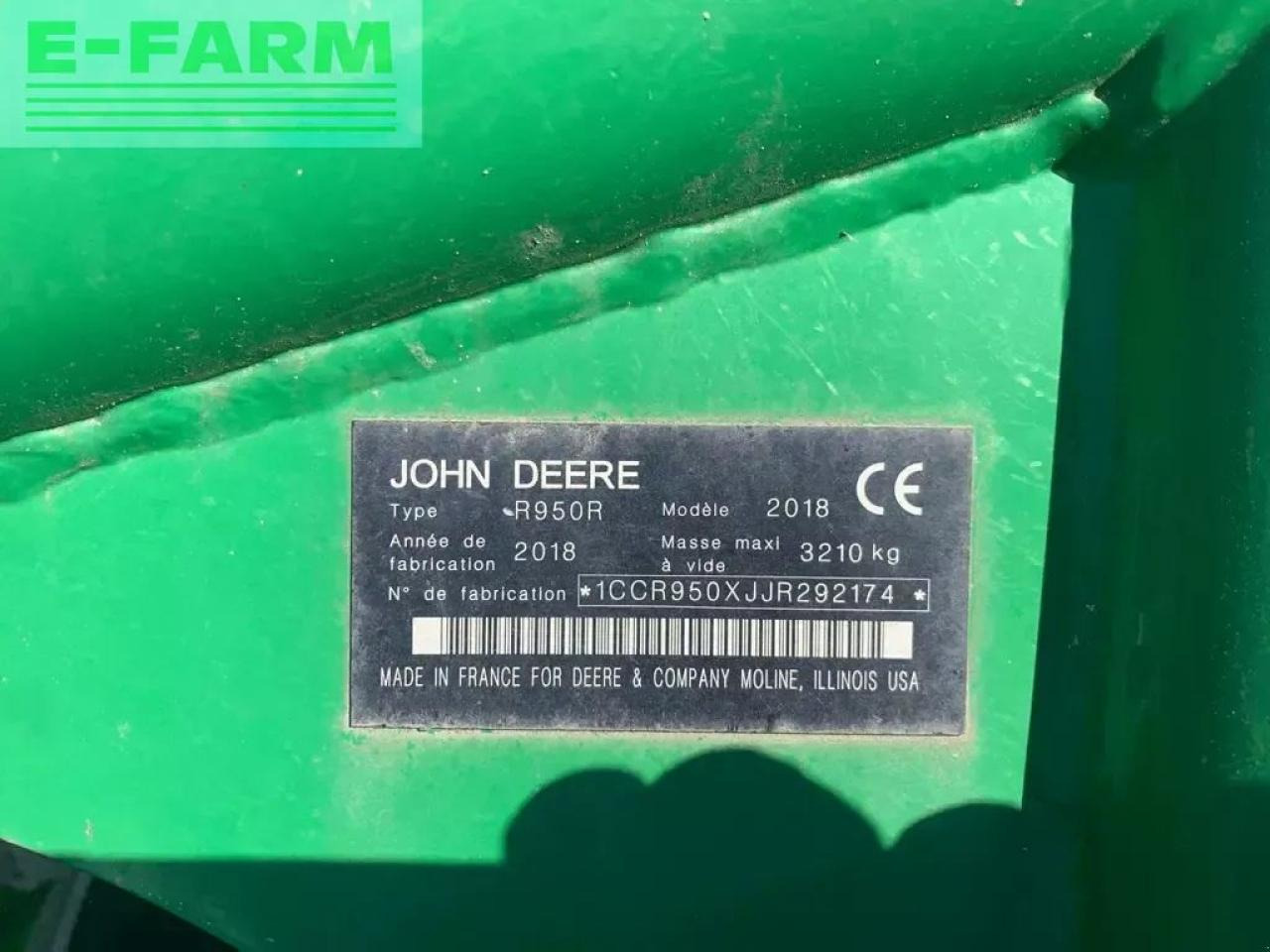 John Deere 950r - Mower: picture 3 John Deere 950r - Mower: picture 3