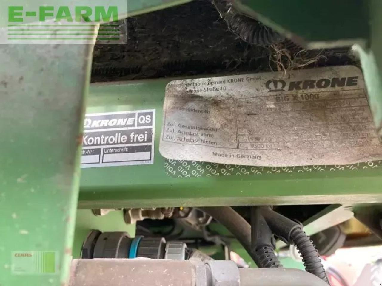 Forage harvester Krone big x 1000: picture 13 Forage harvester Krone big x 1000: picture 13