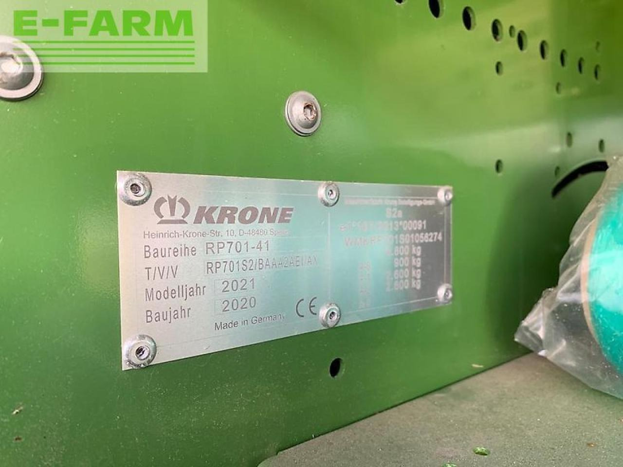 Krone comprima v 180 xc - Square baler: picture 5 Krone comprima v 180 xc - Square baler: picture 5