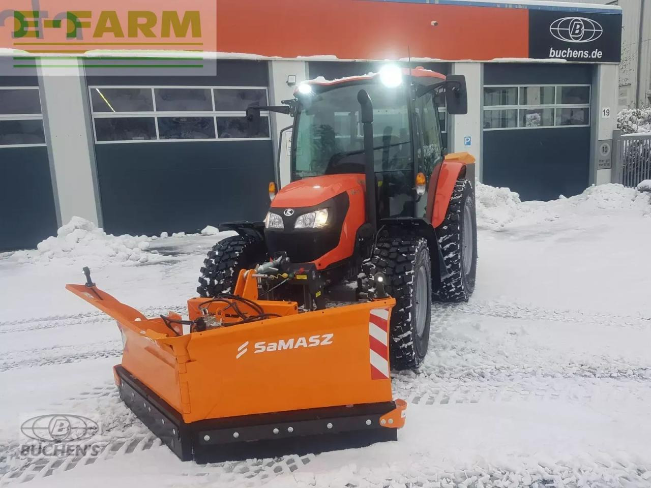 Farm tractor Kubota m4-073 winterdienst: picture 11