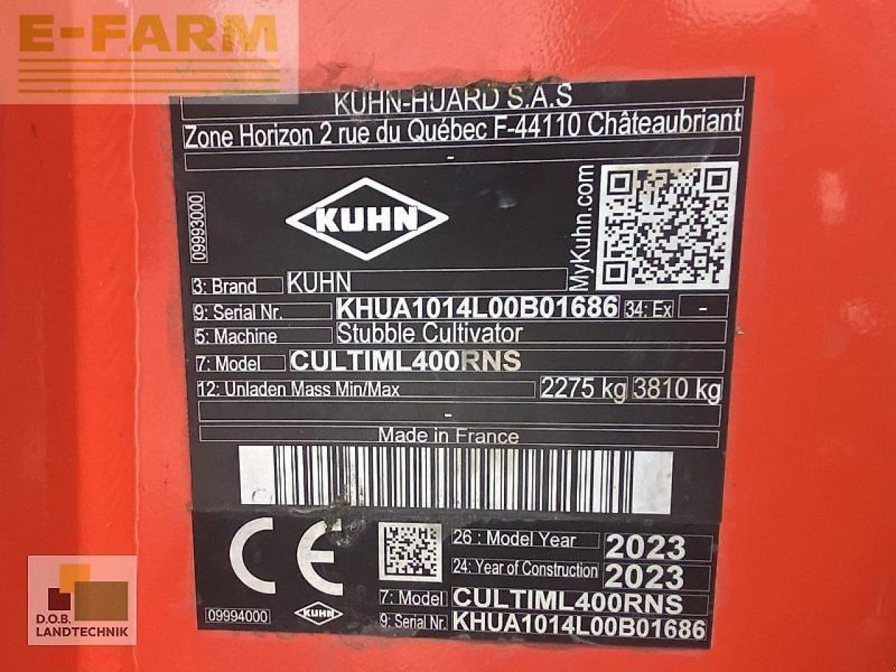 Kuhn cultimer l 400 r ns - Cultivator: picture 2 Kuhn cultimer l 400 r ns - Cultivator: picture 2