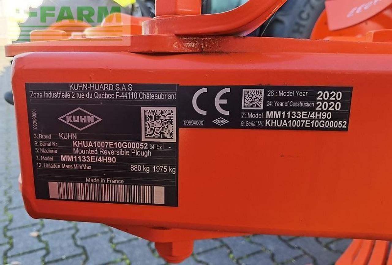 Kuhn mm 1134 h 7090 - Plow: picture 2 Kuhn mm 1134 h 7090 - Plow: picture 2