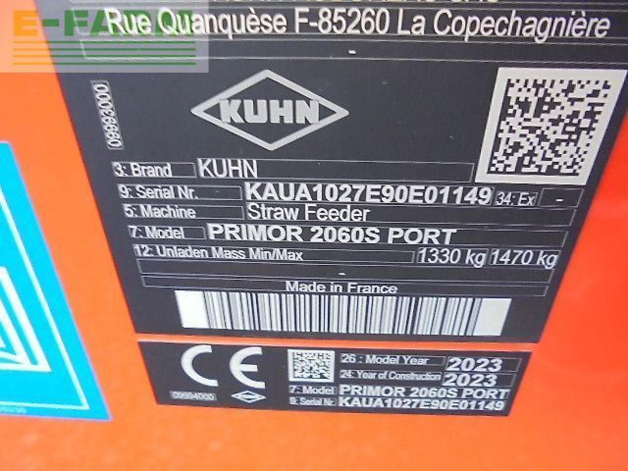 Silage equipment Kuhn primor 2060 s: picture 8