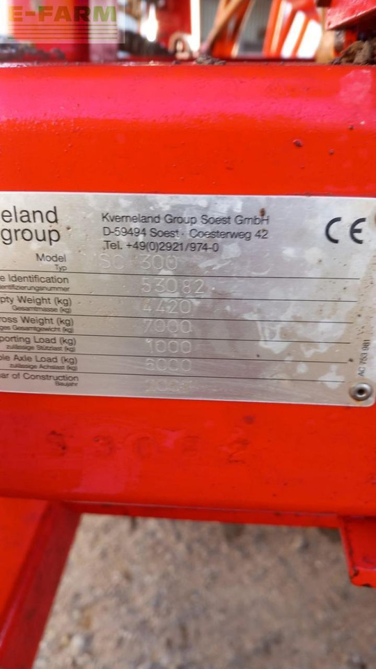 Kverneland msc - 3000 - Seed drill: picture 2 Kverneland msc - 3000 - Seed drill: picture 2
