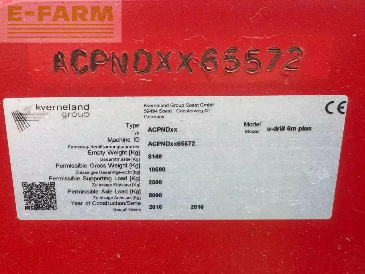 Kverneland u drill 600 - Combine seed drill: picture 3 Kverneland u drill 600 - Combine seed drill: picture 3