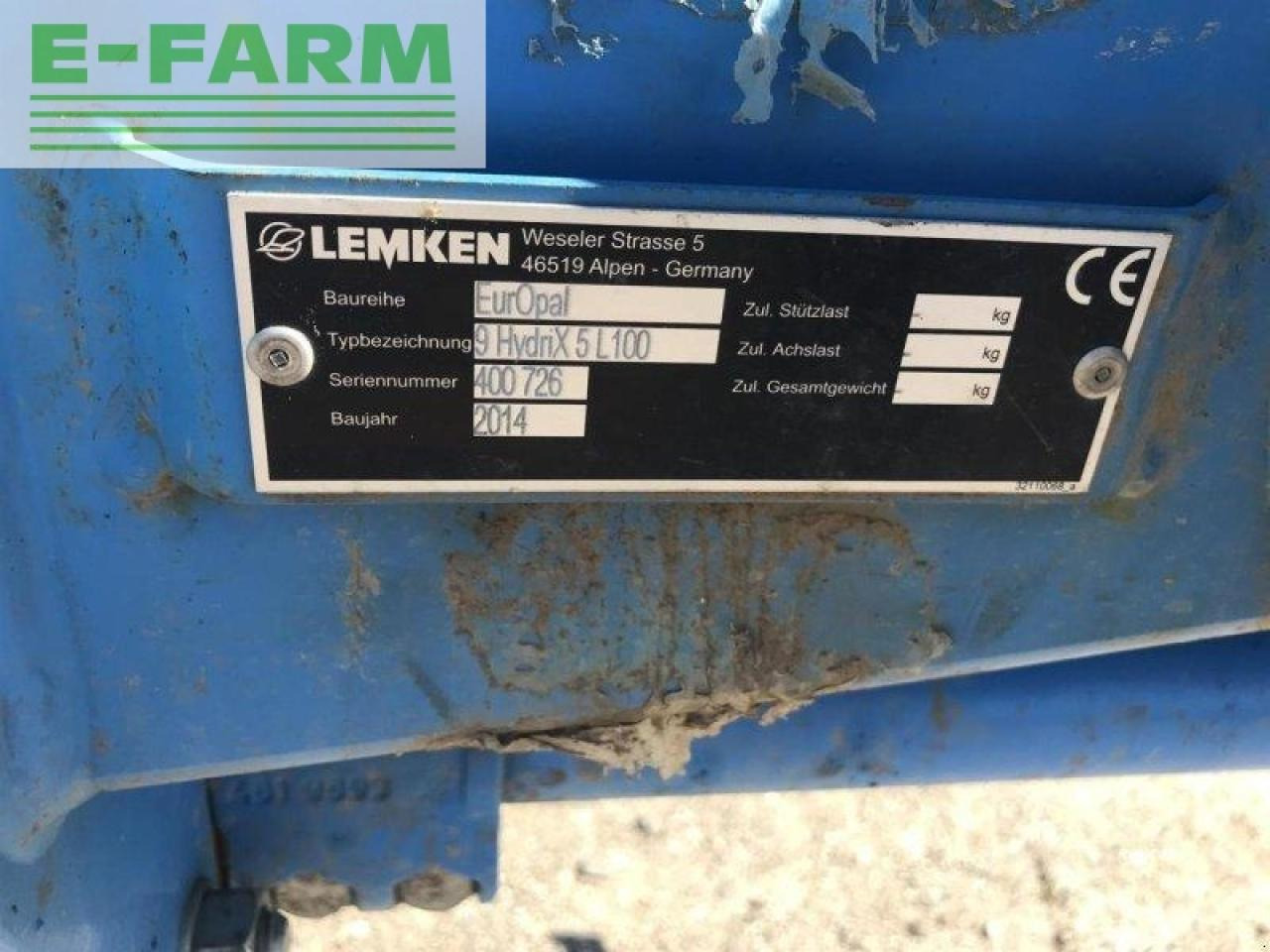 Lemken europal 9 hydrix - Plow: picture 5 Lemken europal 9 hydrix - Plow: picture 5