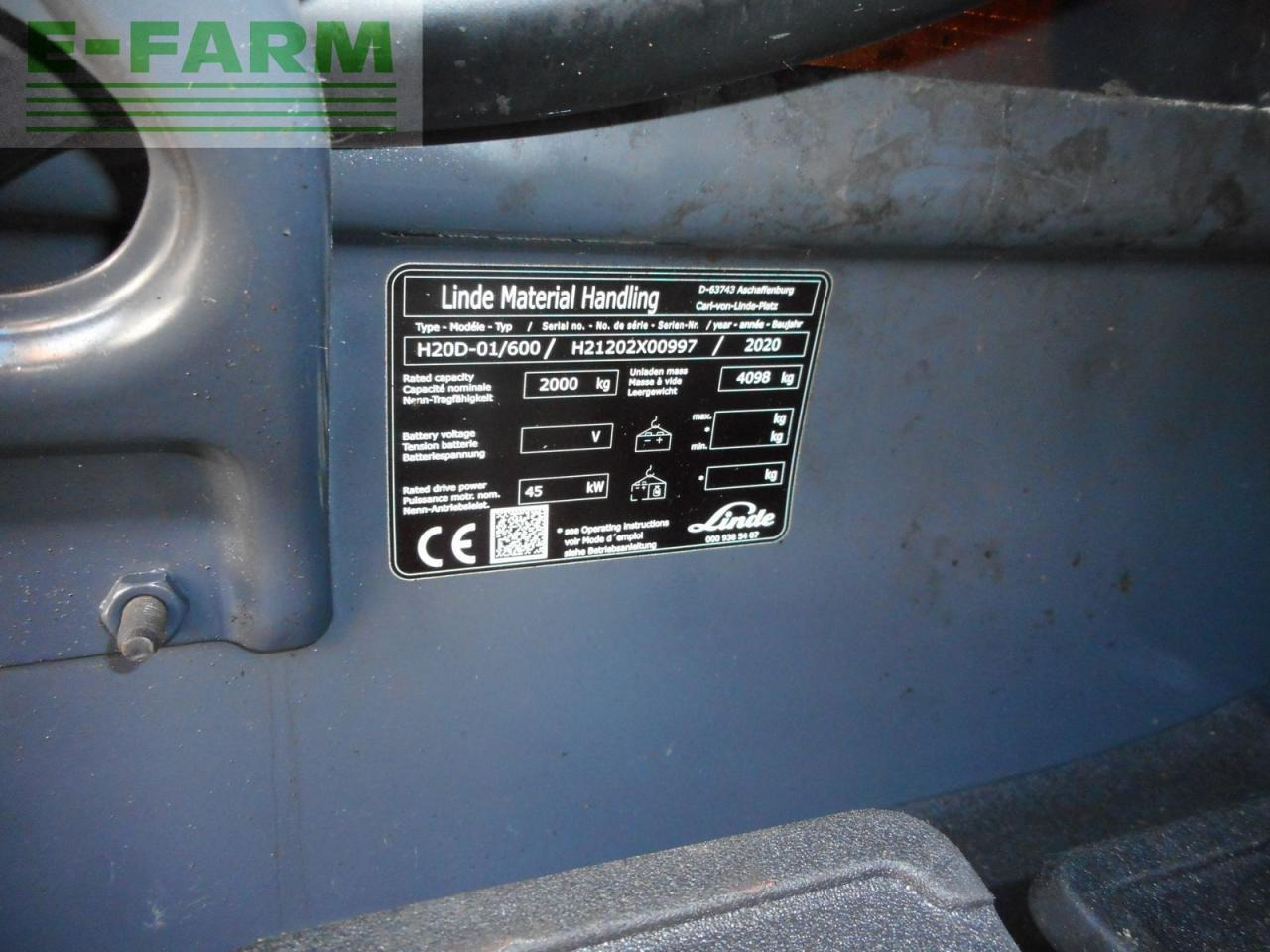 Linde h20d-01/600 triplex + ss + halbkabine ( deutz mo - Forklift: picture 5 Linde h20d-01/600 triplex + ss + halbkabine ( deutz mo - Forklift: picture 5