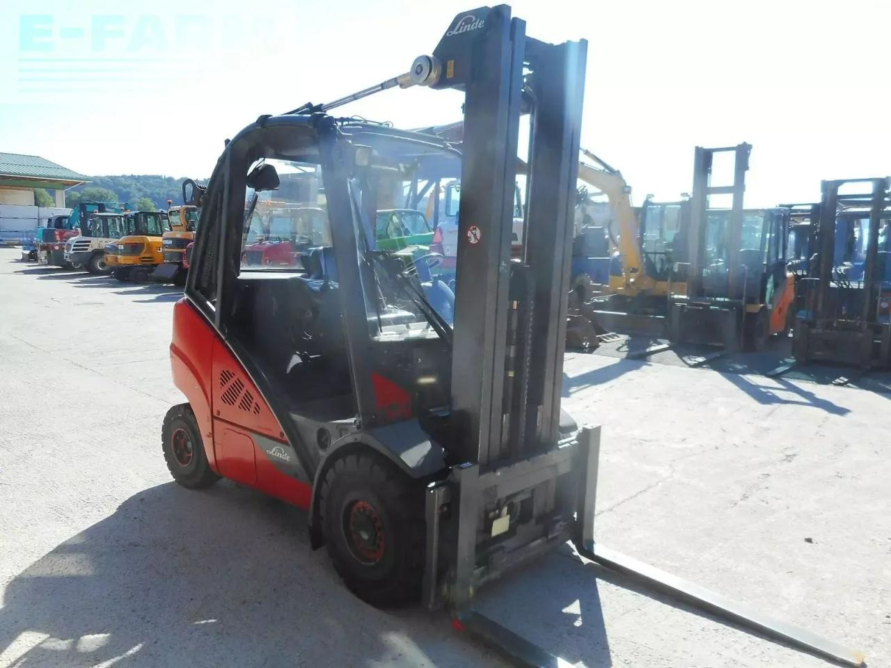 Linde h30d-02 triplex 5,5m + ss + halbkabine - Forklift: picture 5 Linde h30d-02 triplex 5,5m + ss + halbkabine - Forklift: picture 5