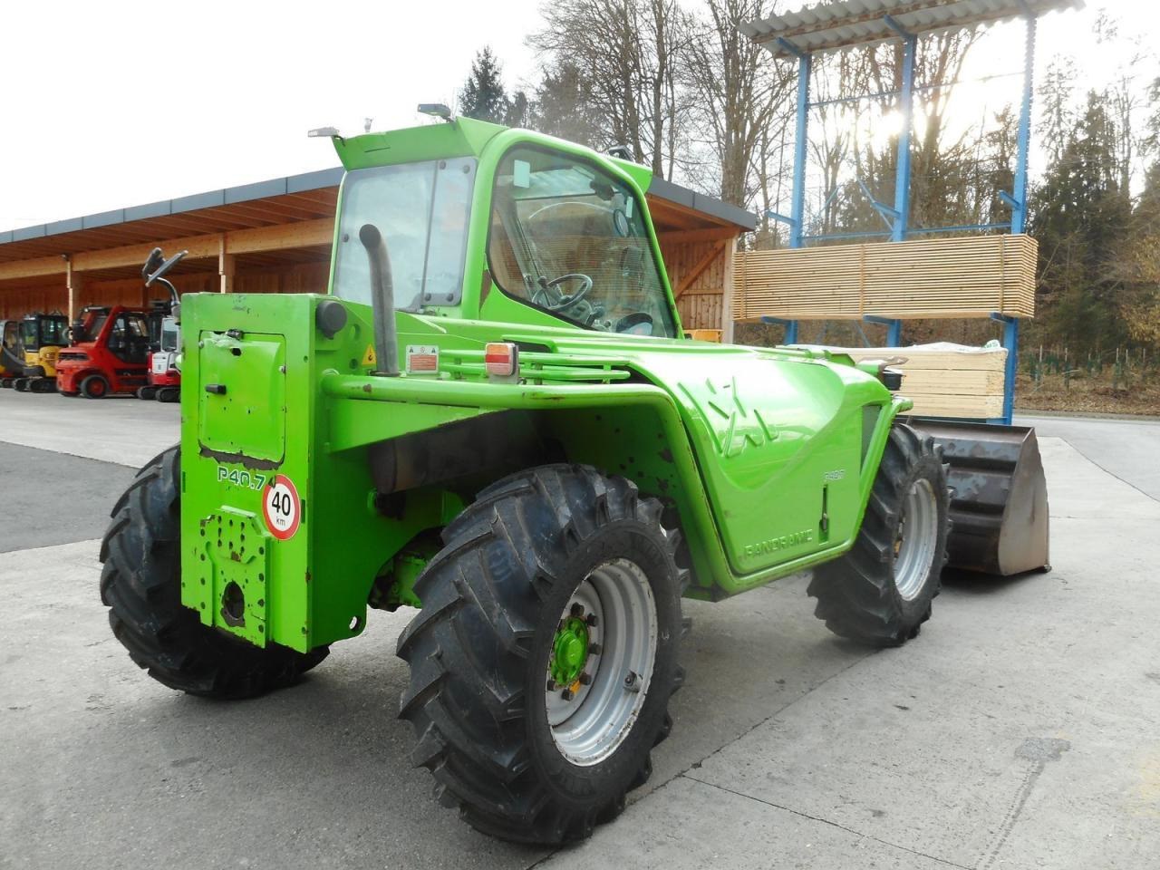 Merlo p40.7 turbofarmer ( neue bereifung ) - Telescopic handler: picture 4 Merlo p40.7 turbofarmer ( neue bereifung ) - Telescopic handler: picture 4